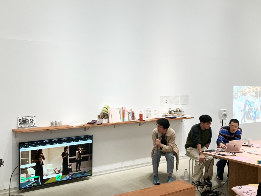 「同伴分動態」関連トークイベント風景 大澤拓実×小林晴夫×小山友也