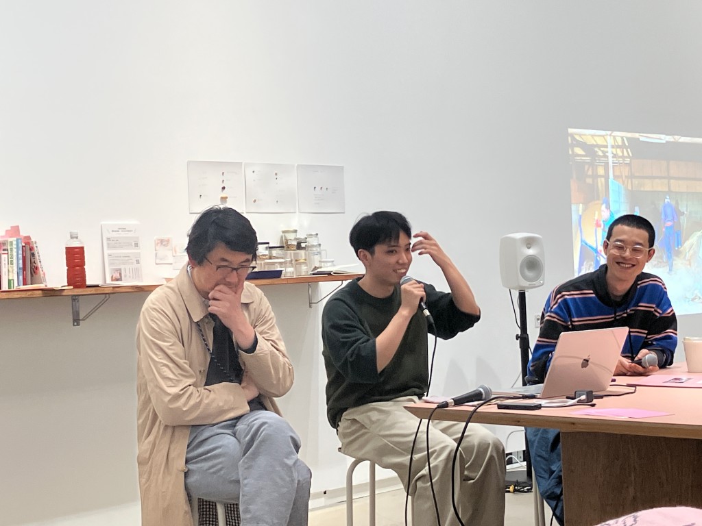 「同伴分動態」関連トークイベント風景 大澤拓実×小林晴夫×小山友也